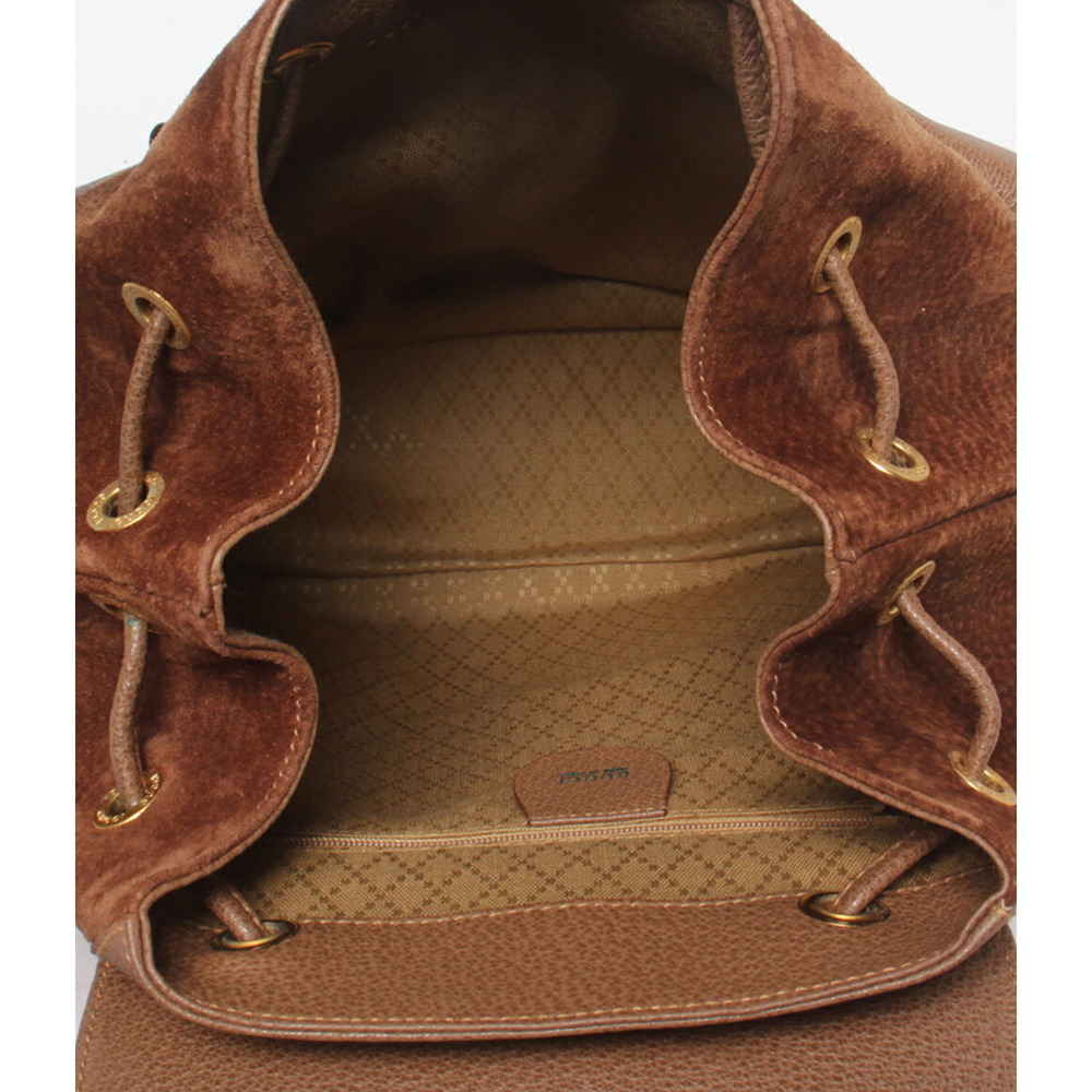 Gucci Drawstring Backpack Leather Bamboo - Picture 3 of 6